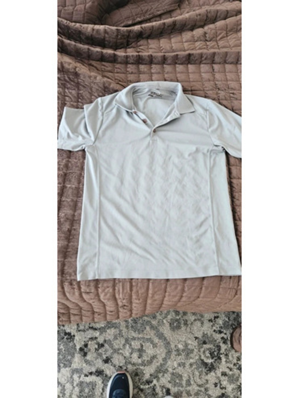 Nike Golf Tour Performance Dri-FIT Polo Shirt Light Gray Size S